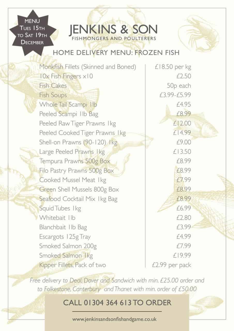 home delivery frozen fish